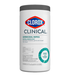 Clorox Clinical Germicidal Wipes 75ct-wholesale