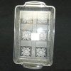 Serving Tray Plastic Rect 11in Clear-wholesale Serving Tray Plastic Rect 11in Clear-wholesale