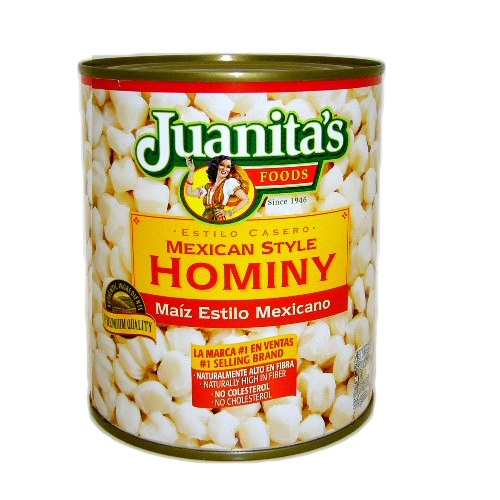 Juanitas Hominy 25oz Mexican Style-wholesale Juanitas Hominy 25oz Mexican Style-wholesale