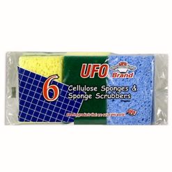 UFO Cellulose Spng & Spng Scrbrs 6pk-wholesale