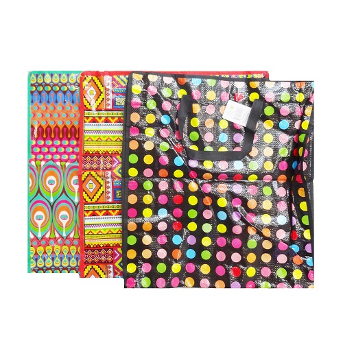 Woven Shopping Bag 55X50cm Asst-wholesale Woven Shopping Bag 55X50cm Asst-wholesale