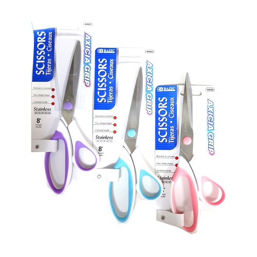 Scissors 8in Stainless Steel Asst Clrs-wholesale Scissors 8in Stainless Steel Asst Clrs-wholesale