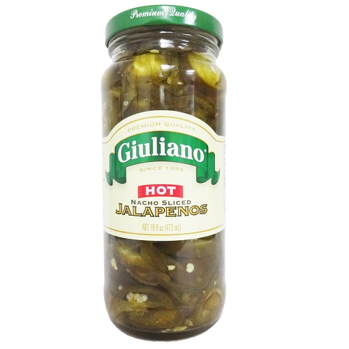 Giuliano Sliced Jalapeños 16oz Hot-wholesale Giuliano Sliced Jalapeños 16oz Hot-wholesale