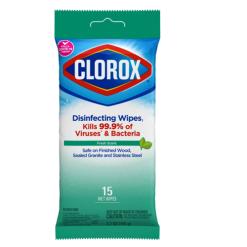 Clorox Disinfect Wipes 15ct Fresh Scent-wholesale