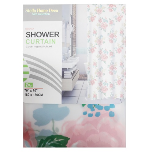 Shower Curtain 70x70 Pink Roses-wholesale Shower Curtain 70x70 Pink Roses-wholesale