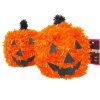Halloween Tinsel Pumpkin 4in-wholesale