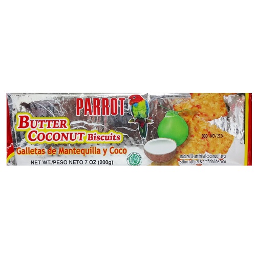 Parrot Biscuits 7oz Butter Coconut-wholesale Parrot Biscuits 7oz Butter Coconut-wholesale