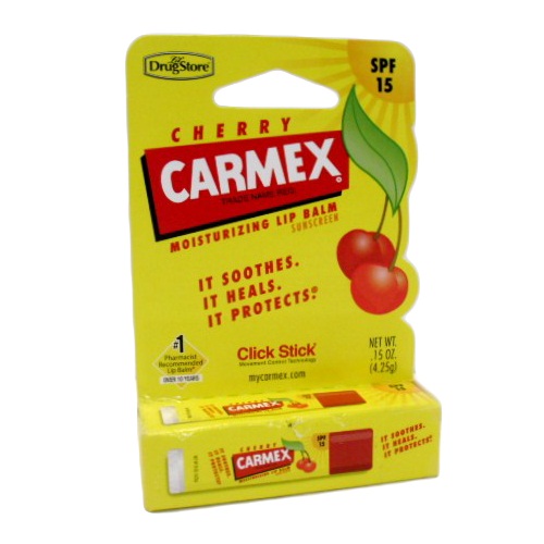 Carmex Lip Balm .15oz Cherry Med-wholesale Carmex Lip Balm .15oz Cherry Med-wholesale