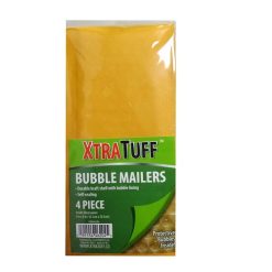 ***Bubble Mailers 4pk 4X8in Yllw-wholesale