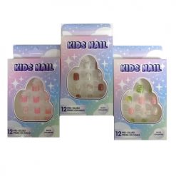Toy Nails Pre-Glued 12ct Asst-wholesale