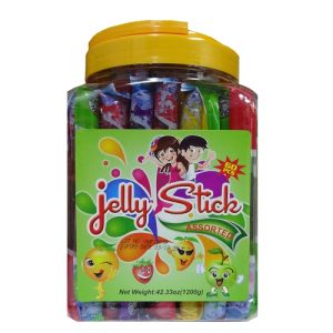 Jelly Stick 60ct Asst Jar W-Handle