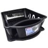 Sterilite Sink Set 2pc Black Lg-wholesale