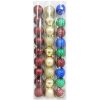 X-Mas Ball Ornaments 9pc 2in Asst Clrs-wholesale X-Mas Ball Ornaments 9pc 2in Asst Clrs-wholesale