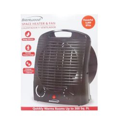 Brentwood Heater & Fan 10in Black-wholesale