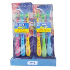 Oral-B Toothbrush Kids 3pk Asst-wholesale