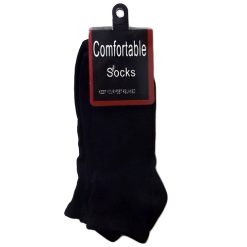 ***Socks Spandex 9-11 Black 2pk-wholesale