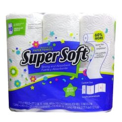 Super Soft Paper Towels 6 Rolls 2-ply-wholesale