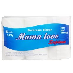 Mama Love Bath Tissue 425ct 6pk 2-ply-wholesale