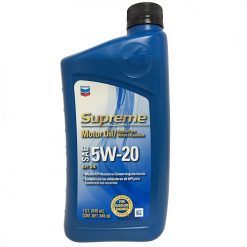Chevron Supreme Motor Oil SAE 5W-20 1qt