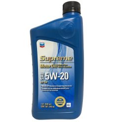 Chevron Supreme Motor Oil SAE 5W-20 1qt-wholesale