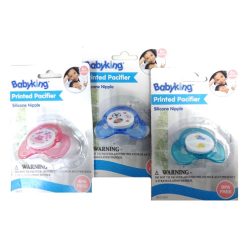 Baby King Pacifier 1pc Asst Clrs-wholesale