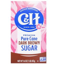 C & H Pure Cane Sugar 1 Lb Dark Brown-wholesale