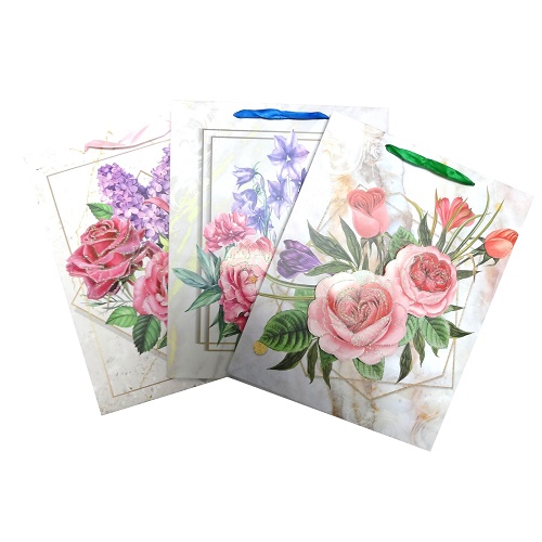 Gift Bags Flower Md Asst-wholesale Gift Bags Flower Md Asst-wholesale