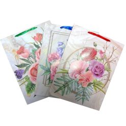 Gift Bags Flower Lg Asst-wholesale
