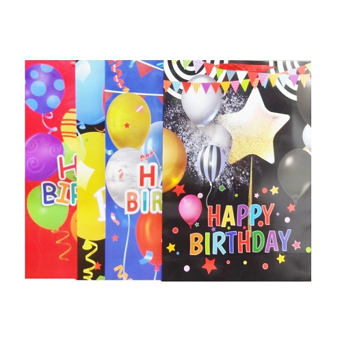 Gift Bags Happy Birthday Jumbo Asst-wholesale Gift Bags Happy Birthday Jumbo Asst-wholesale