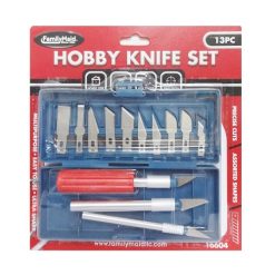 Hobby Knife Set 13pc W-Case-wholesale