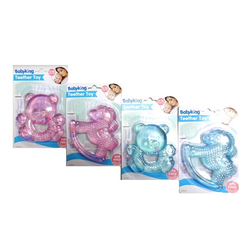 Baby King Teether Toy Asst Clrs-wholesale Baby King Teether Toy Asst Clrs-wholesale