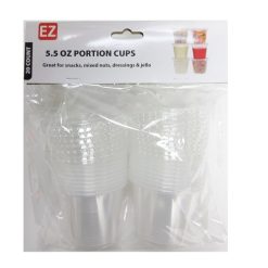 EZ Portion Cups 5.5oz W-Lids-wholesale