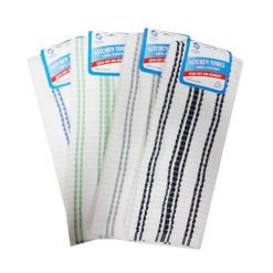 Kitchen Towel 1pc 16X26in W-Stripes Asst-wholesale