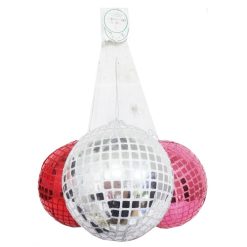 X-Mas Ornament Disco Ball 5in Asst Clrs-wholesale