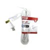 Extension Cord 15ft 3 Outlets White-wholesale