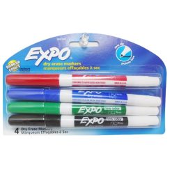 Expo Dry Erase Markers 4pk Asst Clrs-wholesale