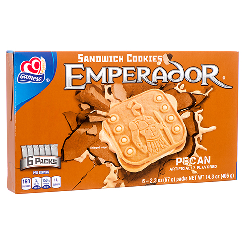 Gamesa Emperador Pecan Cookies 14.3oz-wholesale