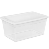 Sterilite Storage Box 90qt Clear W-Lid-wholesale Sterilite Storage Box 90qt Clear W-Lid-wholesale