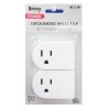 Grounded Wall Tap 2pk W-Power Switch-wholesale