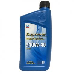 Chevron Supreme Motor Oil 10W-40 1qt
