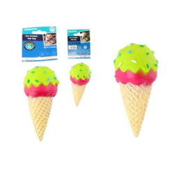 Pet Toy Squeaky Ice Cream Cone Asst-wholesale