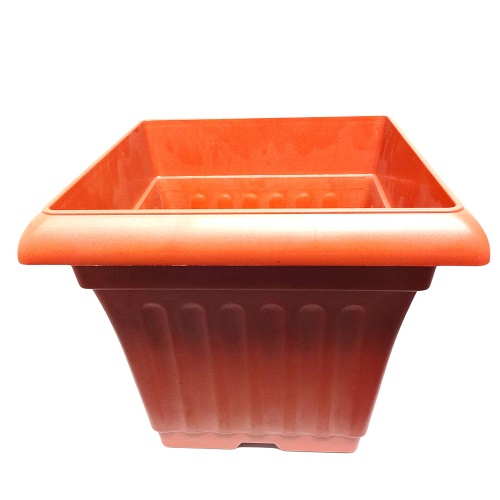 Planter Pot Square Plastic Lg-wholesale