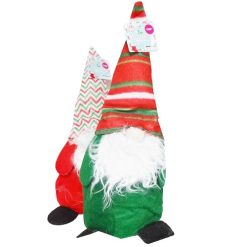 X-Mas Decor Gnome 12in Asst-wholesale