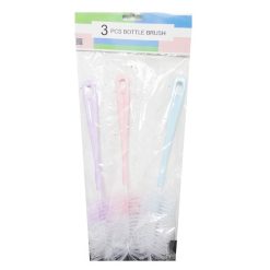 Baby Bottle Brush 3pk Asst Clrs-wholesale