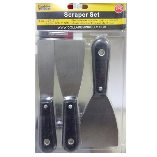 Scraper Set 3pc Asst Sizes-wholesale