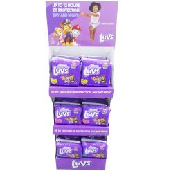 Luvs Diapers #4 #5 #6 Asst Shipper-wholesale