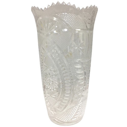 Vase Clear Plastic W-Design-wholesale
