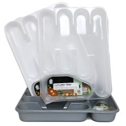 Cutlery Tray Plastic Asst Clrs-wholesale