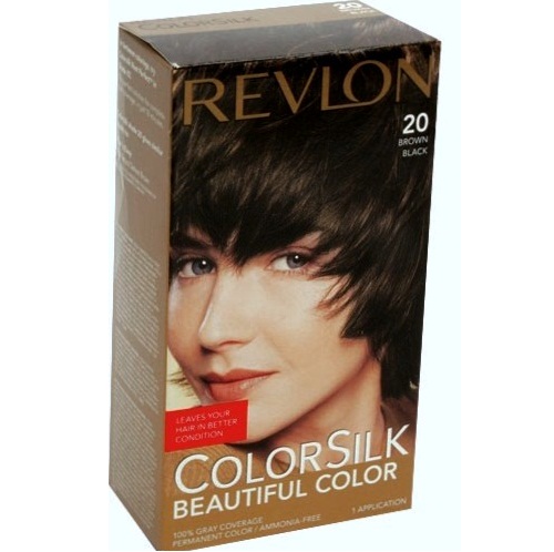 Revlon Color Silk #20 Brown Black