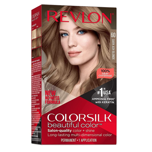 Revlon Color Silk #60 Dark Ash Blonde-wholesale Revlon Color Silk #60 Dark Ash Blonde-wholesale